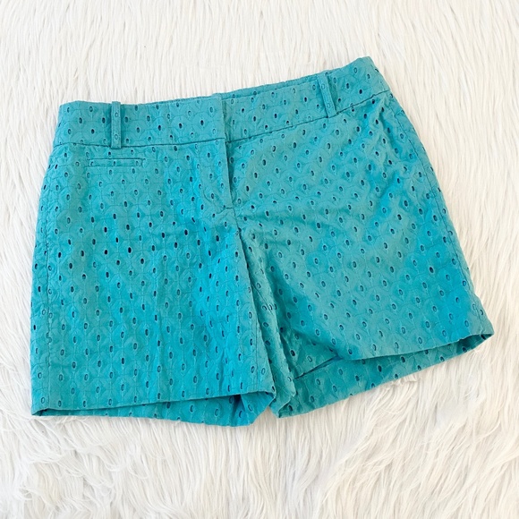 LOFT Pants - Loft Blue Eyelet Short